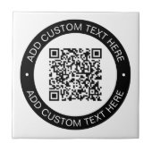 Ersetzen durch Ihren eigenen hochgeladenen QR-Code Fliese (Vorderseite)