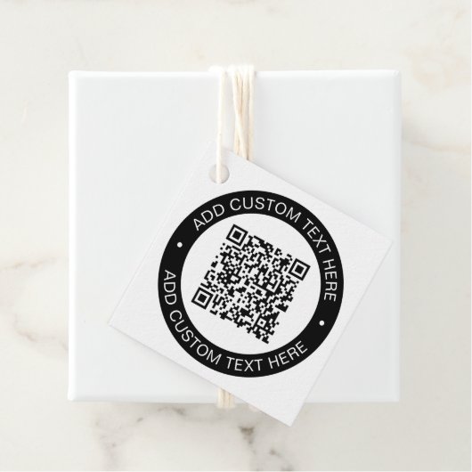 Ersetzen durch Ihren eigenen hochgeladenen QR-Code Geschenkanhänger (Beispiel)