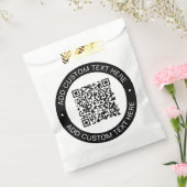 Ersetzen durch Ihren eigenen hochgeladenen QR-Code Geschenktütchen (Versiegelt)