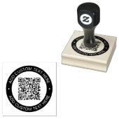 Ersetzen durch Ihren eigenen hochgeladenen QR-Code Gummistempel (Stempel)