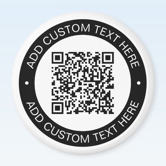 Ersetzen durch Ihren eigenen hochgeladenen QR-Code Magnet