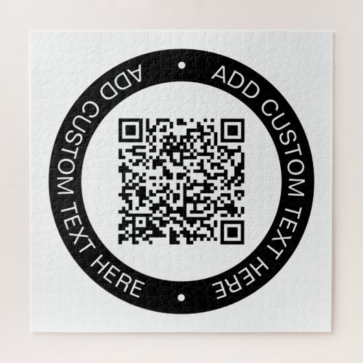 Ersetzen durch Ihren eigenen hochgeladenen QR-Code Puzzle (Horizontal)