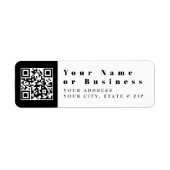 Ersetzen durch Ihren eigenen QR-Code | Modern (Vorne)