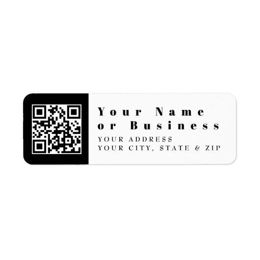 Ersetzen durch Ihren eigenen QR-Code | Modern (Vorne)