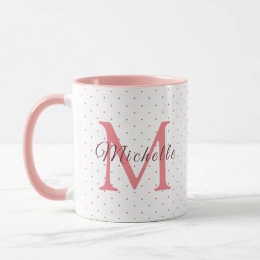Ersetzen Sie das erste Zeichen Charisma Red Monogr Tasse (Links)