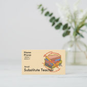 Ersetzen Sie das Leitmotto des Lehrers für benutze Visitenkarte (Stehend Vorderseite)