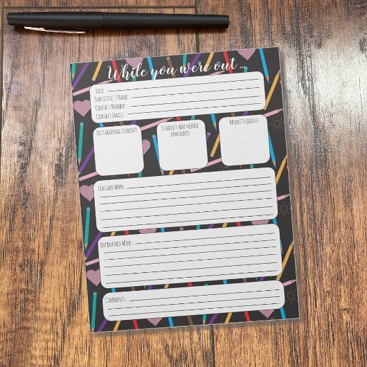 Ersetzen Sie den Lehrer, während Sie den Editor ve Notizblock