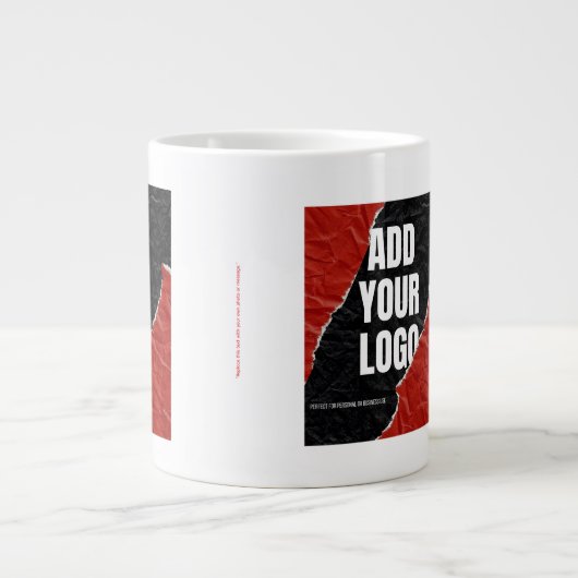 Ersetzen Sie diesen Text durch Ihr eigenes Foto od Jumbo-Tasse (Vorderseite)