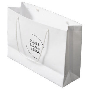 Ersetzen Sie Ihr Logo Große Geschenktüte