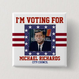 Ersetzen Sie Kampagnen-Schablonen-Quadrat des Button