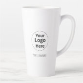 Ersetzen Sie Logo & Text Custom Latte Tasse Person (Rechts)