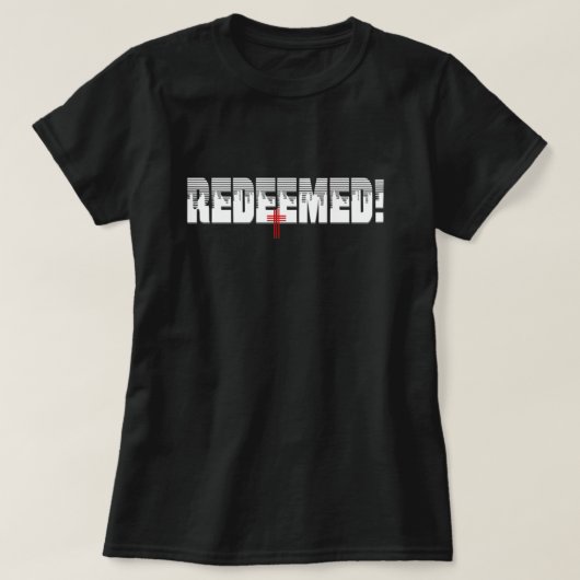 Ersetzte Schwarze Farbe Christlich T-Shirt (Design vorne)