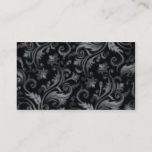 Ersetzter Lehrer Elegant Ornament Visitenkarte (Rückseite)