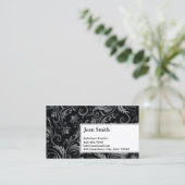 Ersetzter Lehrer Elegant Ornament Visitenkarte (Stehend Vorderseite)