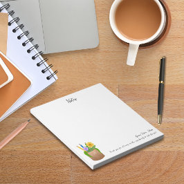 Ersetzung von Blume für Lehrkräfte Notizblock