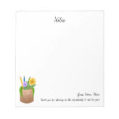 Ersetzung von Blume für Lehrkräfte Notizblock (Vorderseite)