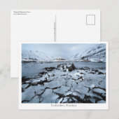 Ersfjorden Norwegen Postkarte (Vorne/Hinten)