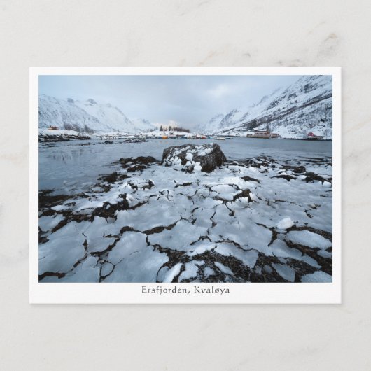 Ersfjorden Norwegen Postkarte (Vorderseite)