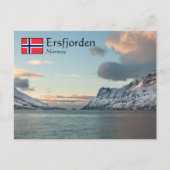Ersfjorden Norwegen Postkarte (Vorderseite)