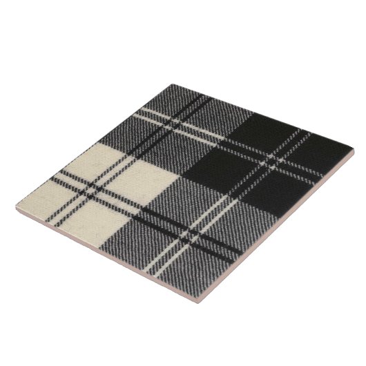 Erskine B/W Modern Original Scottish Clan Tartan Fliese (Seite)