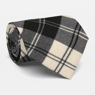 Erskine Black and White Original Scottish Tartan Krawatte