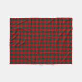 Erskine Clan Red und Green Tartan Fleecedecke (Vorderseite (Horizontal))