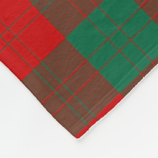 Erskine Kariert Fleecedecke (Ecke)