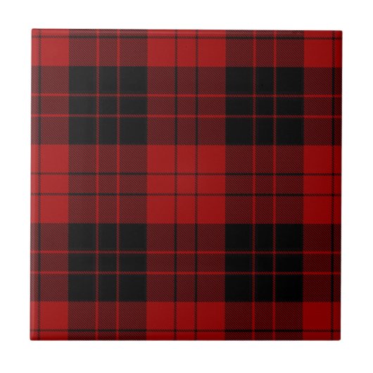 Erskine (Paton) Tartan Scottish Kariert Pattern Fliese (Vorderseite)