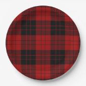 Erskine (Paton) Tartan Scottish Kariert Pattern Pappteller (Vorderseite)