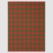 Erskine Tartan Rot kariert Seidenpapier (Vorderseite)