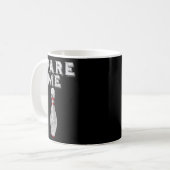 Erspar mir lustiges Bowling-Team Vintage  Kaffeetasse (Vorderseite Links)