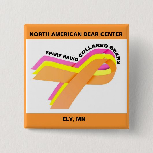 Ersparen Sie den ergatterten Bären! Knopf Button (Vorderseite)