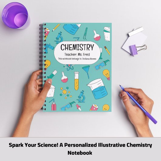 Ersparen Sie Ihre Wissenschaft! EINE PERSONALISIER Notizblock