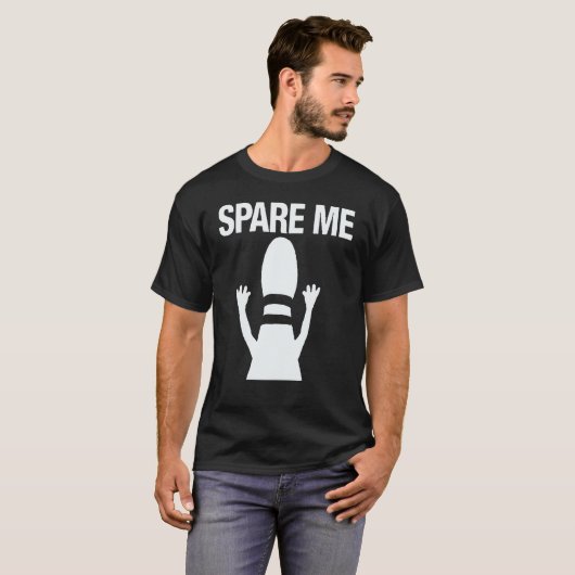Ersparen Sie mir Bowlings-Button-Spaß T-Shirt (Vorne ganz)