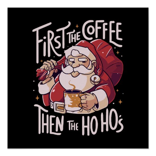 Erst der Kaffee, dann das HOHO Poster (Vorderseite)