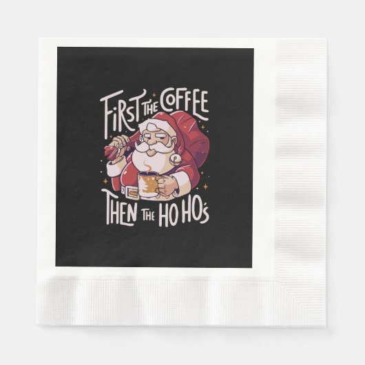 Erst der Kaffee, dann das HOHO Serviette (Vorderseite)