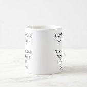 Erst Kaffee, dann mache ich lustige Häkeldinge Kaffeetasse (Mittel)