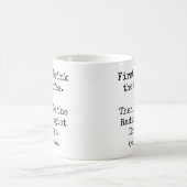 Erst Kaffee, dann Radiologensachen lustig Kaffeetasse (Mittel)