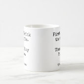 Erst Kaffee, dann spiele ich Klavier lustig Kaffeetasse (Mittel)