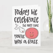 Erst wenn du ein Race Sperm gewonnen hast | Funny Karte (Vorderseite)