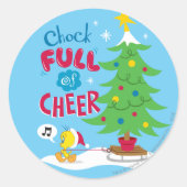 erstarrt runder aufkleber (Vorderseite)