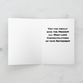 **ERSTATTUNG - EIN KONTINUIERLICHES WOCHENENDE!** KARTE (Innenseite)