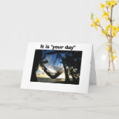 **ERSTATTUNG** SIEHT MIR GUT AUS *GRATULIERUNGEN* KARTE (Gelbe Blume)