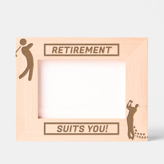 ERSTATTUNGS-ANZÜGE, DIE SIE GOLFEN GEÄTZTE RAHMEN (Vorderseite)