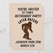 ERSTATTUNGSERMÄCHTIGUNG PARTY-KUSTOM-EINLADUNGEN EINLADUNG (Vorne/Hinten)