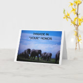 ERSTATTUNGSGRATULIERUNGEN AN DEN PARADE KARTE (Gelbe Blume)