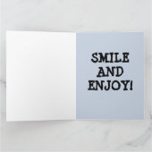 ERSTATTUNGSGrußkarte mit kleinem Gesicht Karte (Innenseite)