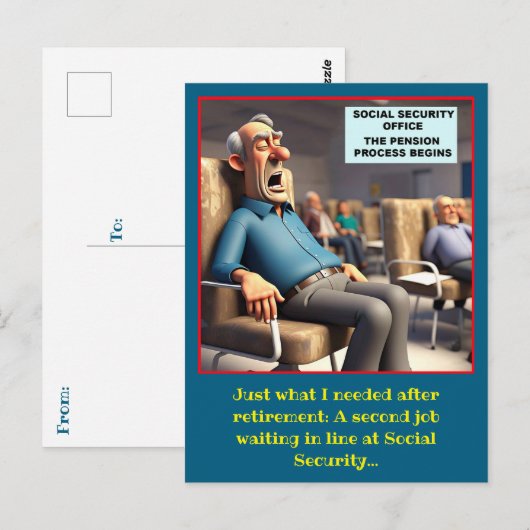 " ERSTATTUNGSPROZESS " POSTKARTE (Vorne/Hinten)