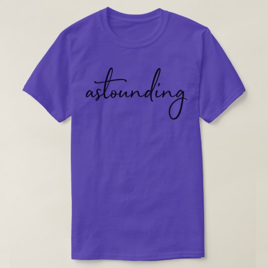 Erstaunlich 1 T-Shirt (Design vorne)