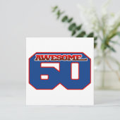 erstaunlich 60 save the date (Stehend Vorderseite)